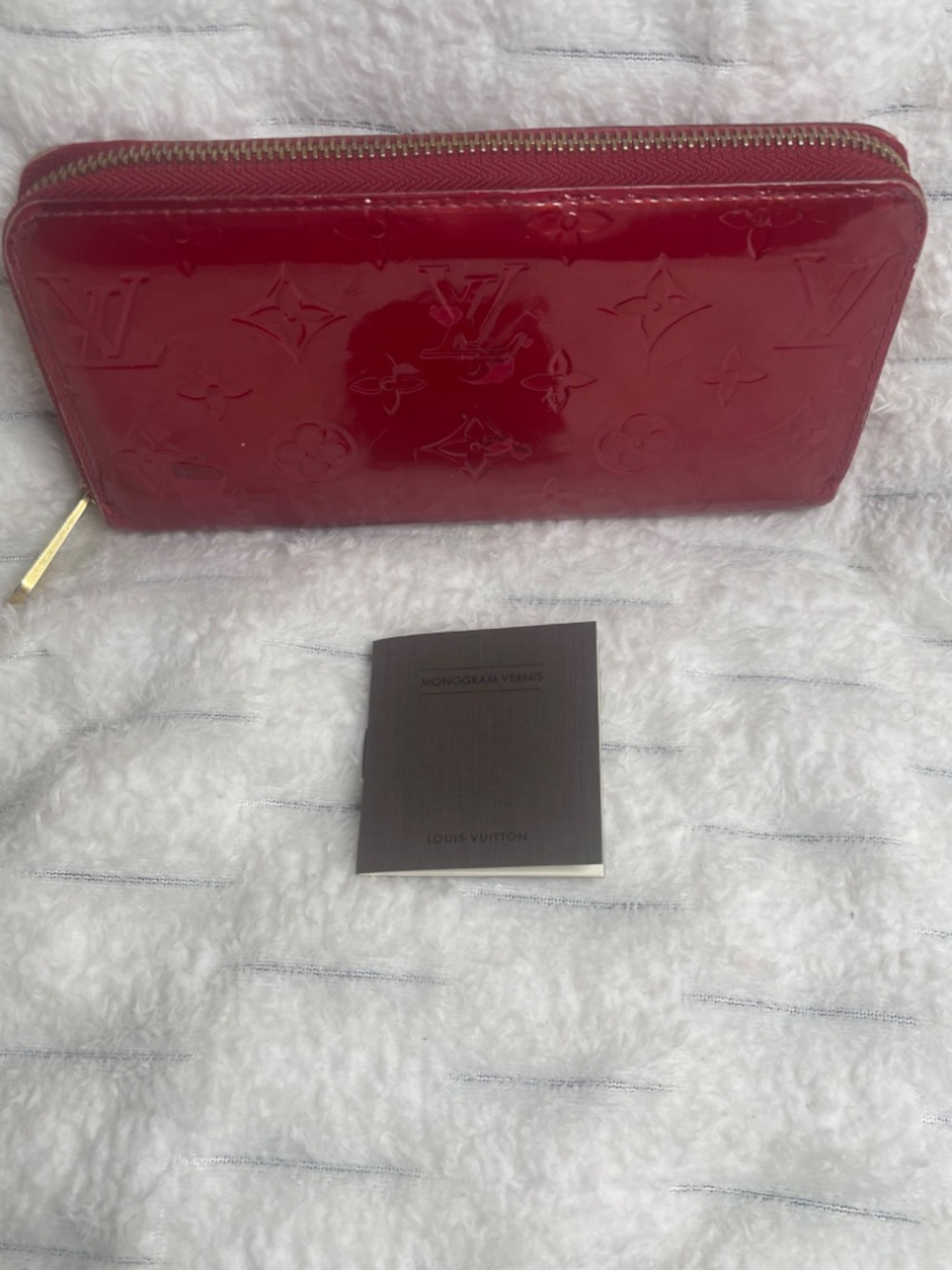 Louis Vuitton Zippy Wallet Monogram Vernis Red | Authentic LV Patent Leather Wal - Picture 2 of 16